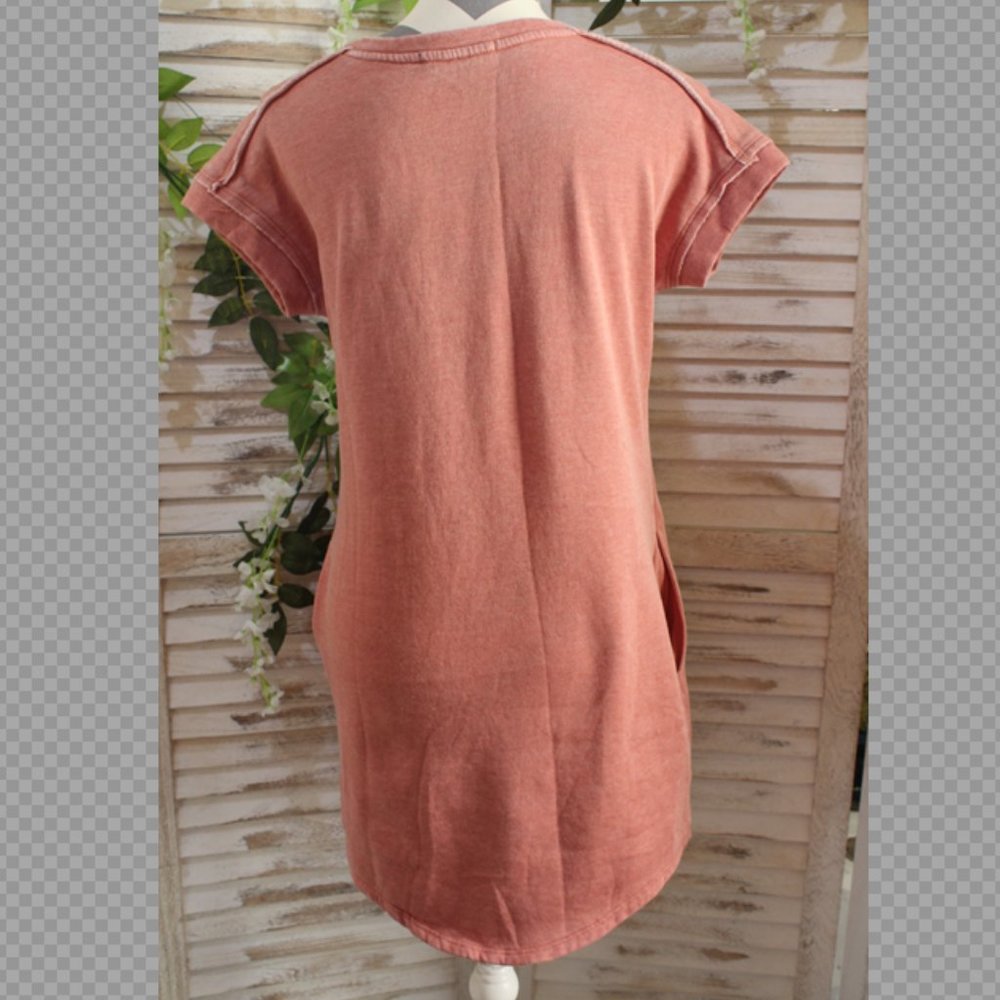 Hippie Rose sweatshirt dress (1399) - Picture 3 of 11